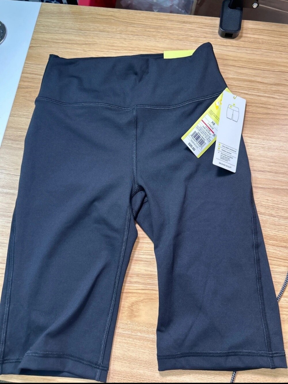 all in motion Black High-Waist Bike Shorts